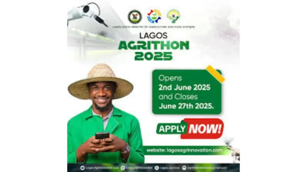 Apply Now for Lagos Agrithon 2025
