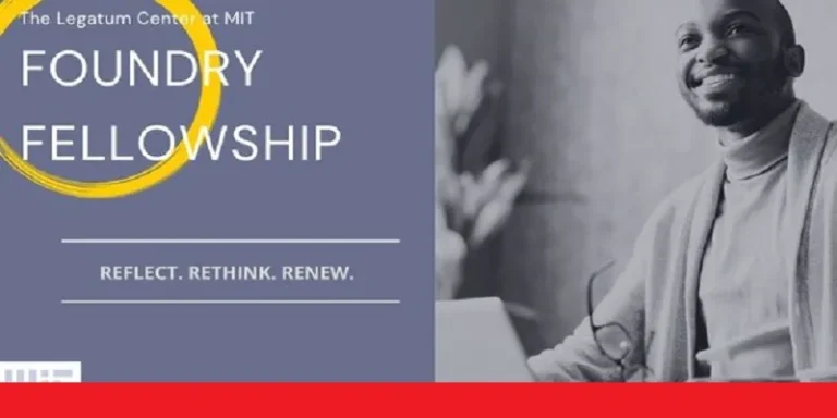 MIT Kuo Sharper Center Foundry Fellowship 2025–2026