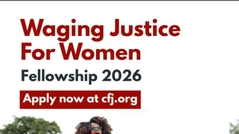 CFJ Waging Justice for Women Fellowship 2026