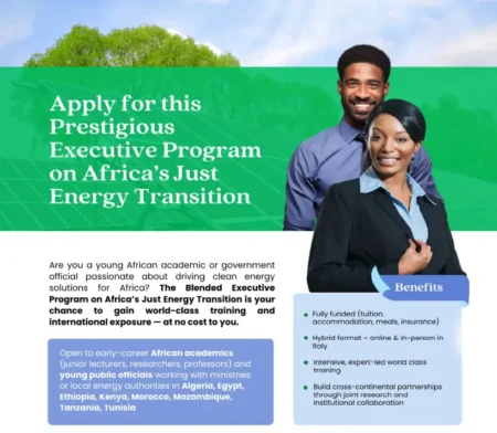 Blended Executive Program on Africa’s Just Energy Transition 2025