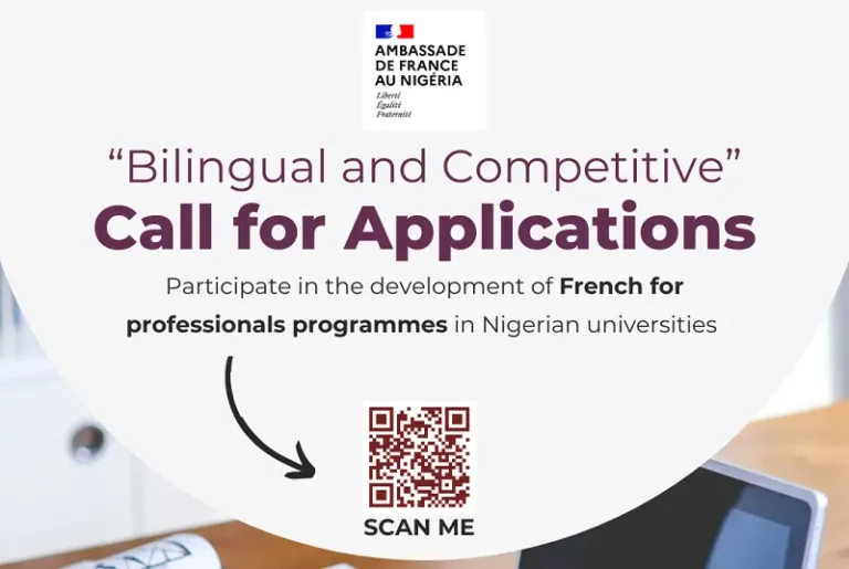 Embassy of France in Abuja Call for Applications 2025