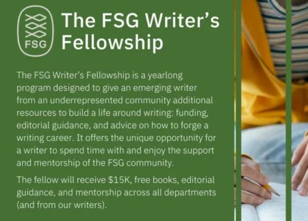 FSG Writers Fellowship 2026