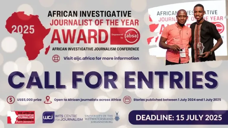 African Investigative Journalist of the Year Award 2025