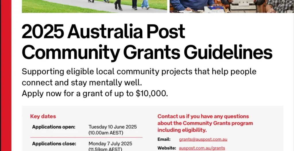 Australia Post Community Grants Program 2025