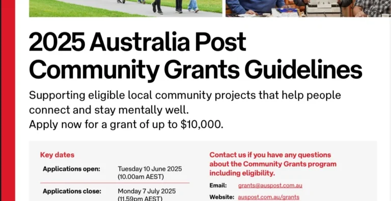 Australia Post Community Grants Program 2025