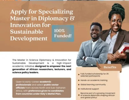 Politecnico di Milano Master in Science Diplomacy & Innovation for Sustainable Development 2025