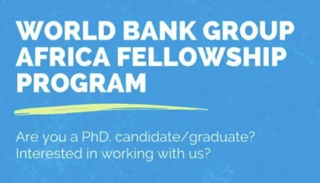World Bank Group Africa Fellowship Program 2026