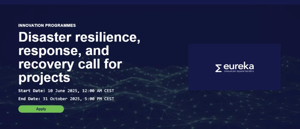 Eureka Network Projects: Disaster Resilience Response and Recovery 2025
