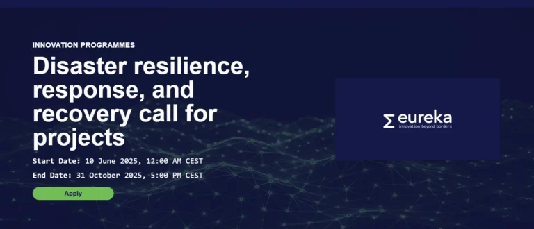 Eureka Network Projects: Disaster Resilience Response and Recovery 2025