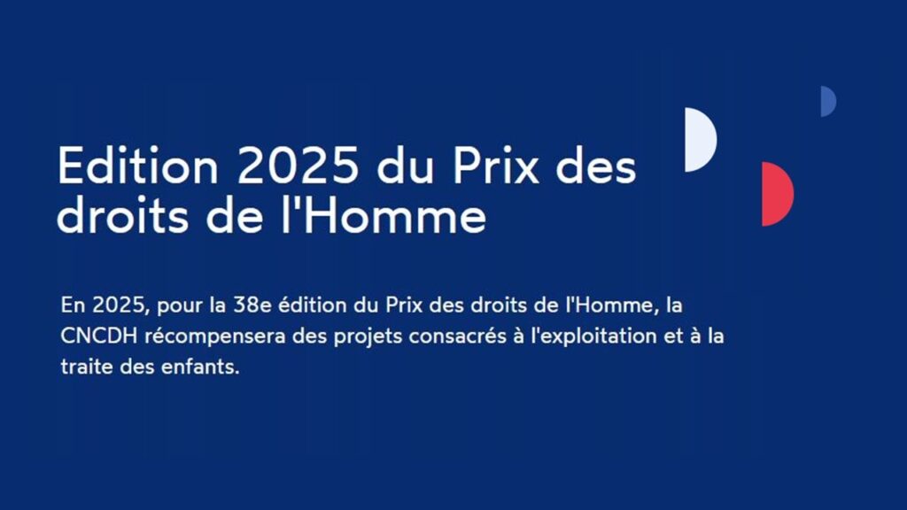 CNCDH Human Rights Prize 2025