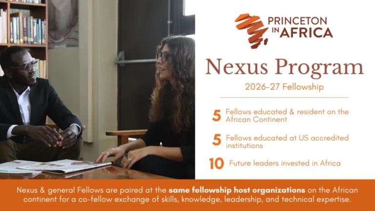 Princeton in Africa Nexus Program 2026–2027