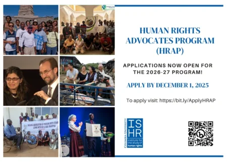 Human Rights Advocates Program (HRAP) 2026–2027