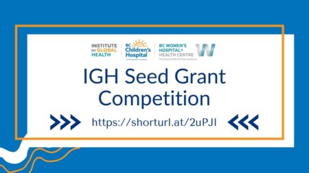 IGH-BCCWH Seed Grant Competition 2025–2026