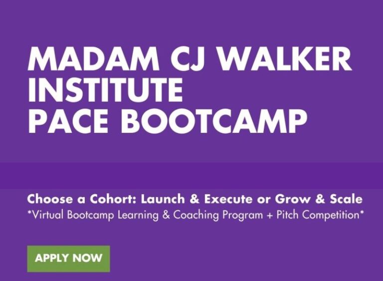 Madam CJ Walker Institute PACE Bootcamp 2025