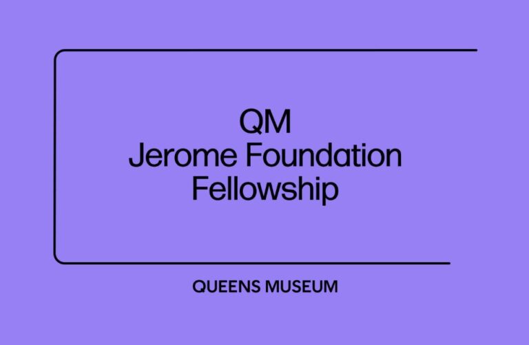 QM-Jerome Foundation Fellowship for Emerging Artists 2026–2027