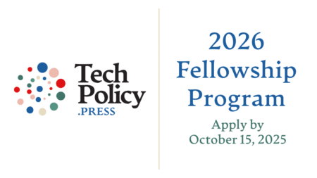 Tech Policy Press Remote Fellowship Program 2026
