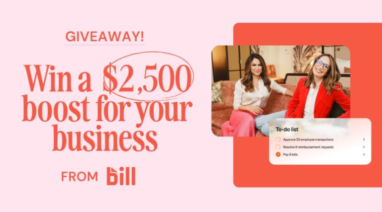 BILL & Entreprenista Media Sweepstakes 2025