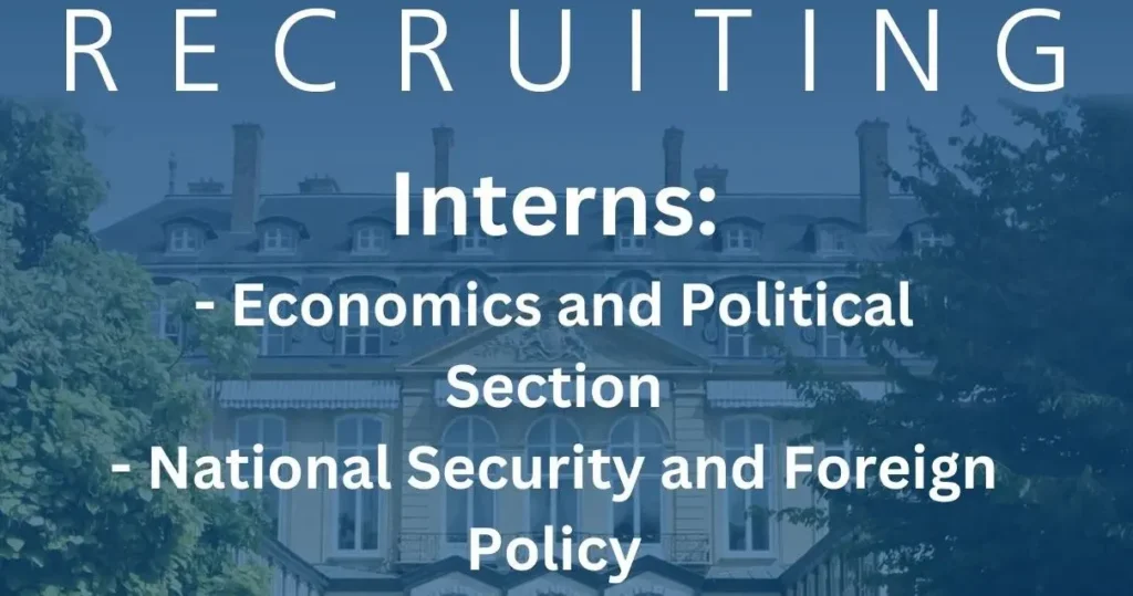 British Embassy Paris Internship 2025-2026