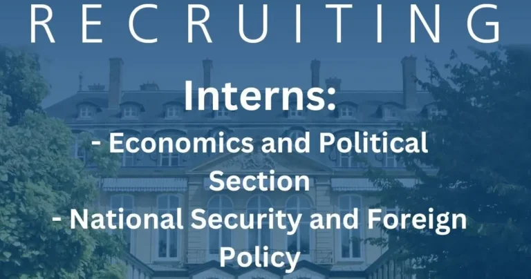 British Embassy Paris Internship 2025-2026
