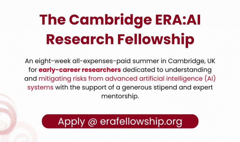 Cambridge ERA:AI Fellowship 2026