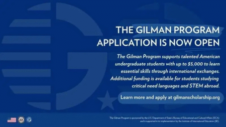 Gilman-McCain Scholarship October 2025