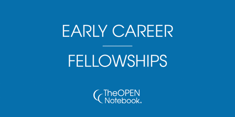 The Open Notebook Early-Career Fellowship Program 2026