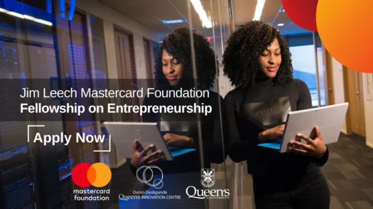 Jim Leech Mastercard Foundation Fellowship on Entrepreneurship 2026