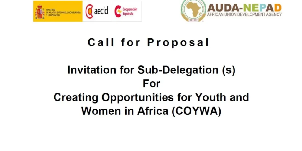 AUDA-NEPAD Call for Proposals: Up to EUR 120,000 Grants for Creating Opportunities for Youth and Women in Africa