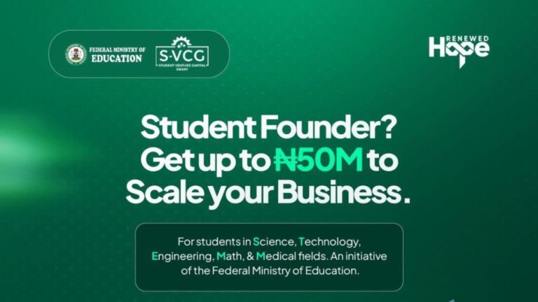 Student Venture Capital Grant (S-VCG)