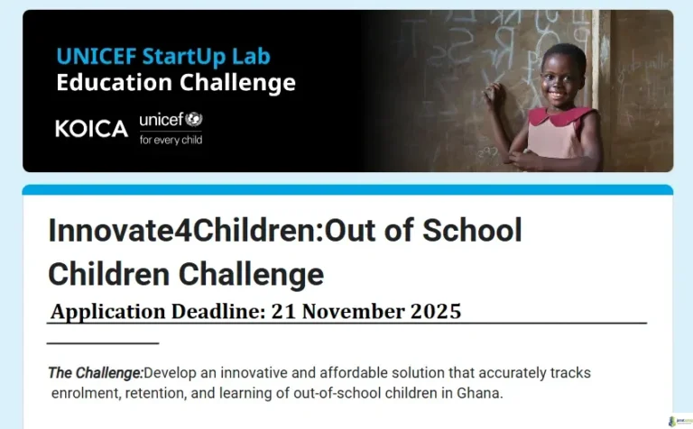 UNICEF StartUp Lab Education Challenge 2025
