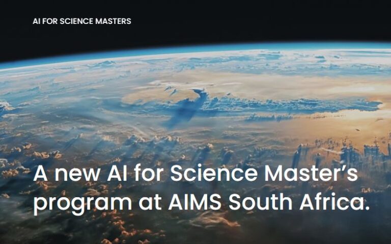 AIMS South Africa AI for Science Master’s Program 2026–2027