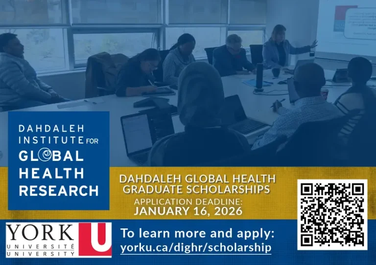Dahdaleh Global Health Graduate Scholarship Program 2026