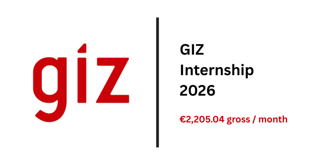 GIZ Internship 2026: Apply for the Global Health Hub Germany Programme GIZ Internship 2026