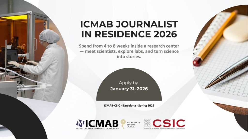 ICMAB Journalist in Residence 2026