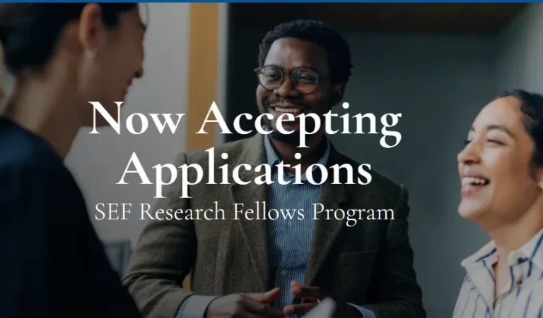 SEF Research Fellows Program 2026