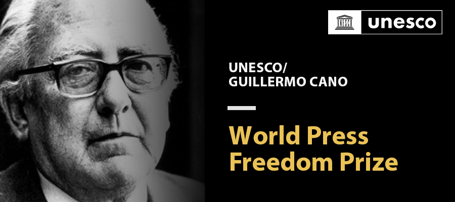 UNESCO/Guillermo Cano World Press Freedom Prize 2026 UNESCO/Guillermo Cano World Press Freedom Prize 2026