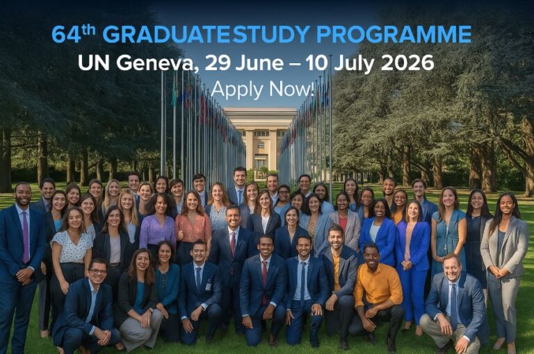United Nations 64th Geneva Graduate Study Programme 2026