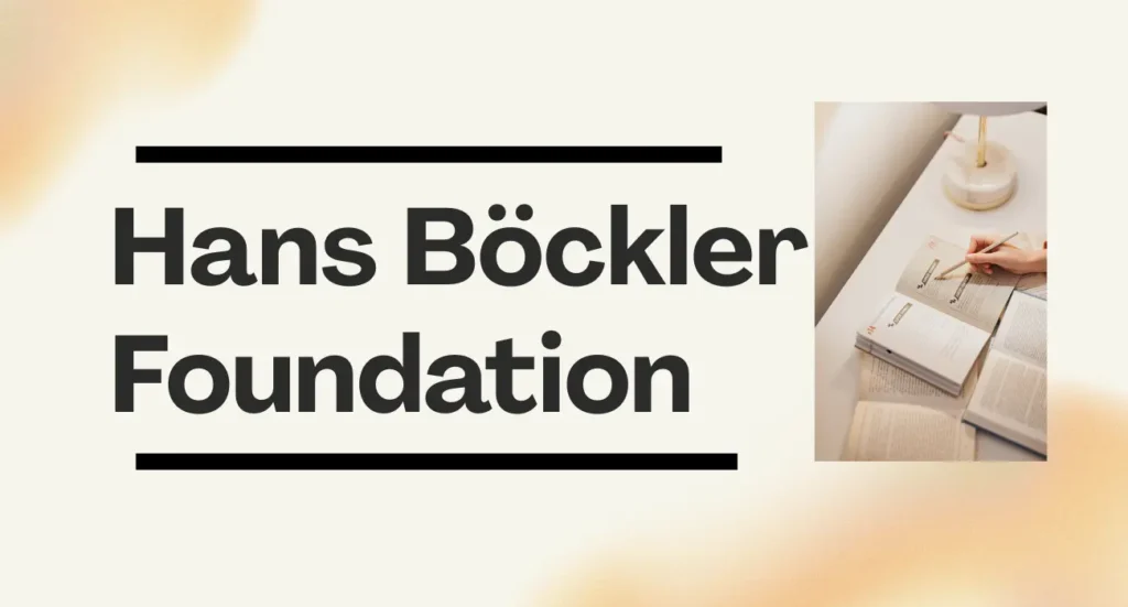 Hans-Böckler Foundation Dieter Schumacher PhD Scholarship Program 2026