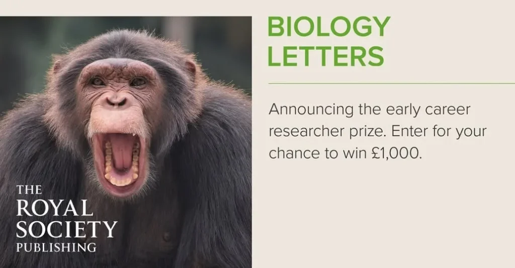 Royal Society Biology Letters Early Career Researcher Competition 2026
