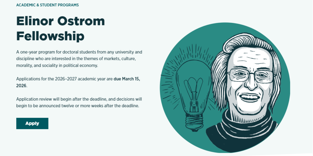 Elinor Ostrom Fellowship 2026-2027
