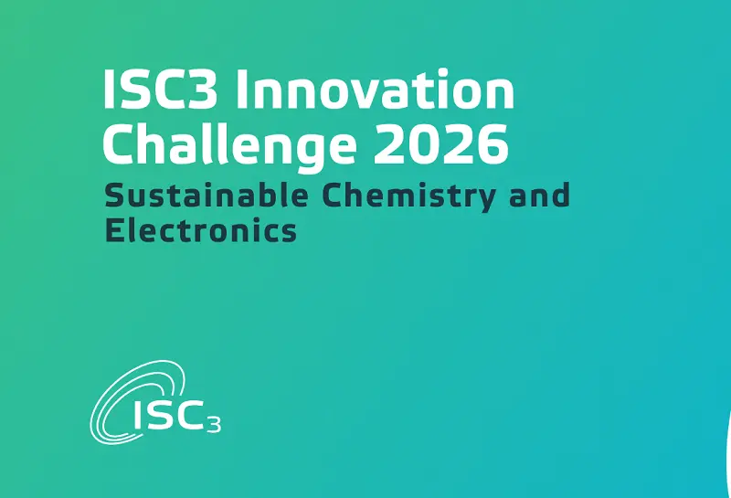 ISC3 Innovation Challenge 2026 for Sustainable Chemistry Innovators (Win up to €25,000) ISC3 Innovation Challenge 2026