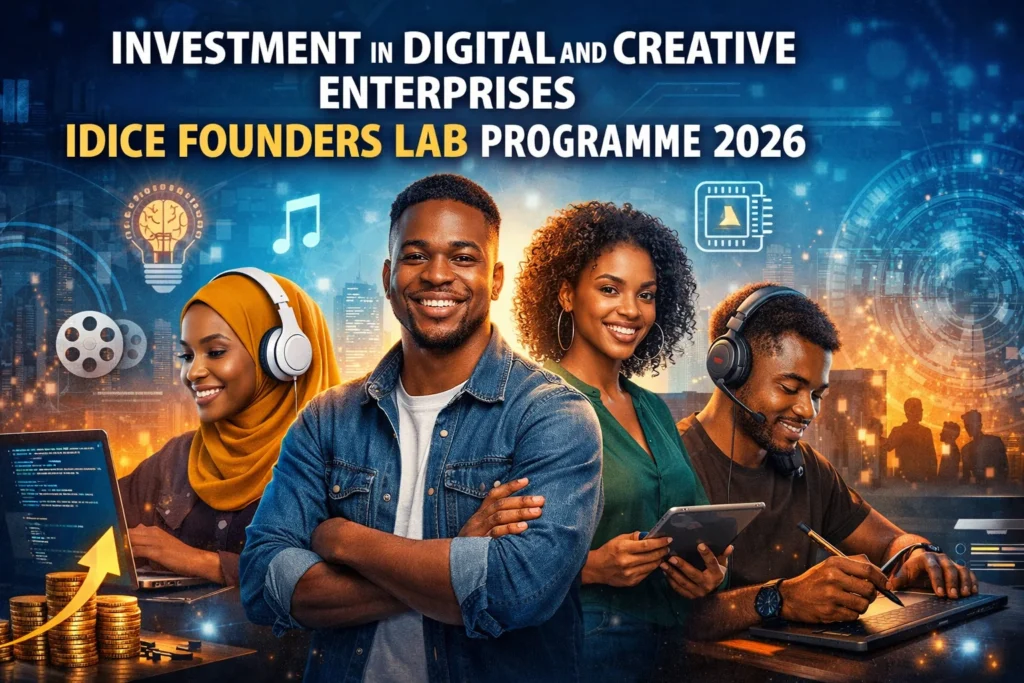 Investment in Digital and Creative Enterprises (iDICE) Founders Lab Programme 2026